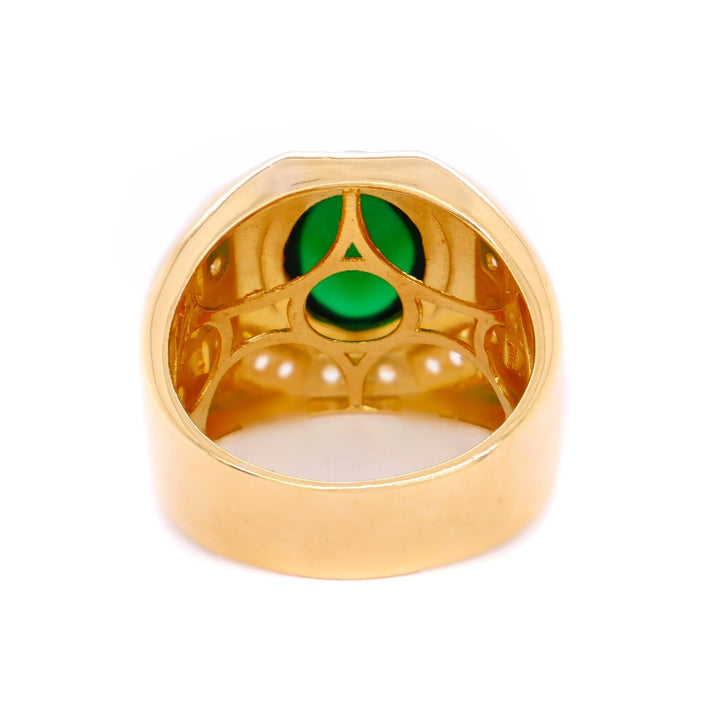 Nhẫn nam vàng Bảo Tín K&K Vàng 18K đính Đá màu - Bảo Tín K&K