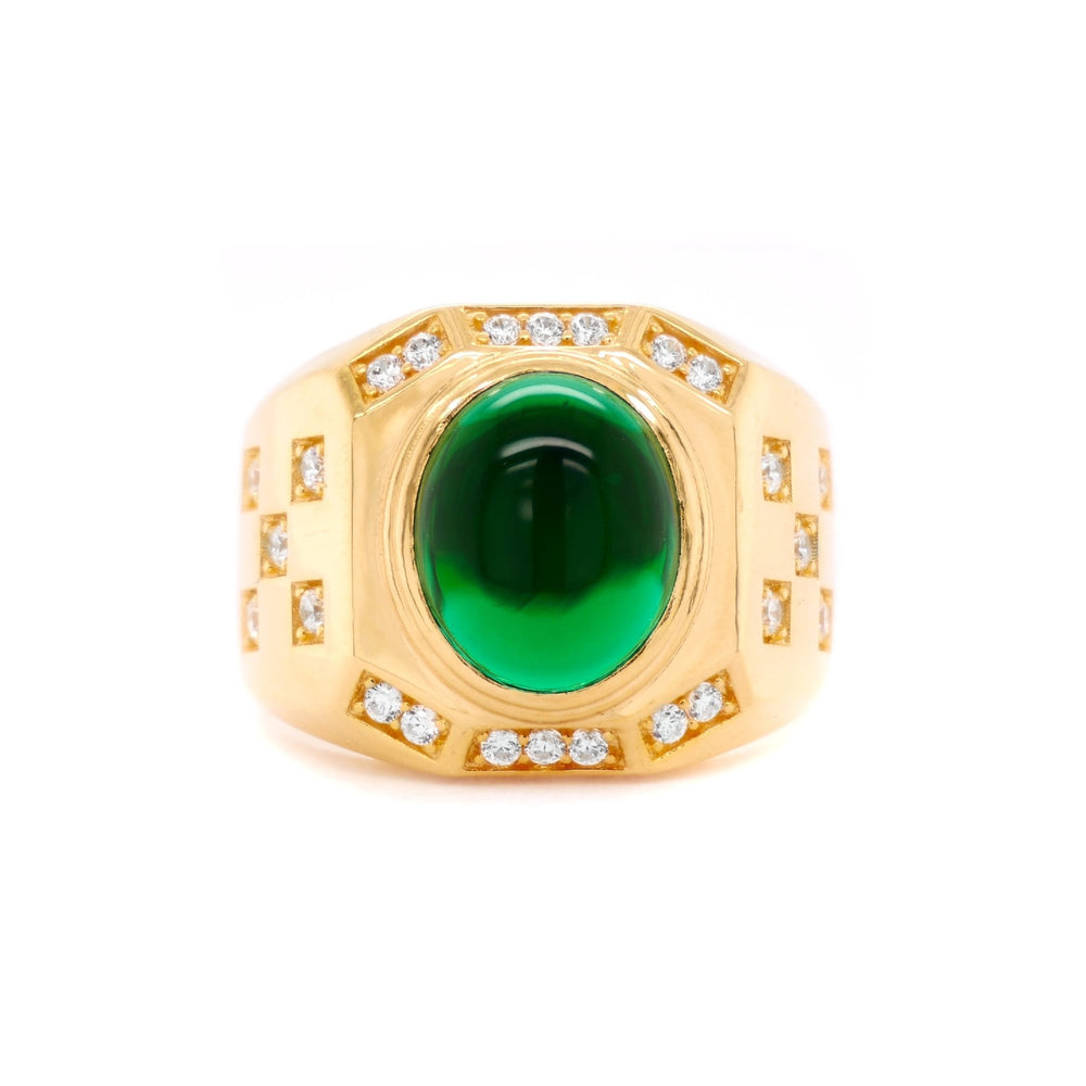 Nhẫn nam vàng Bảo Tín K&K Vàng 18K đính Đá màu - Bảo Tín K&K