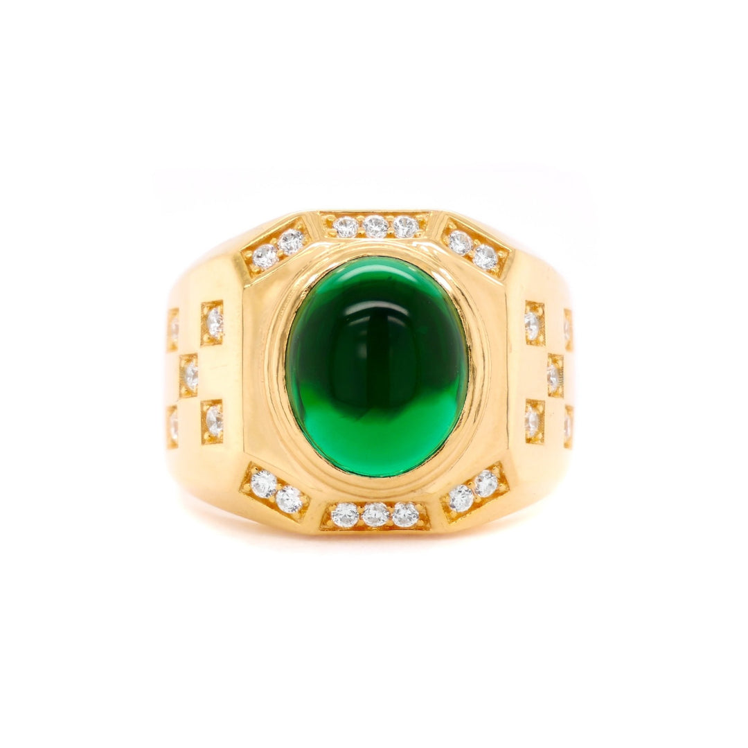 Nhẫn nam vàng Bảo Tín K&K Vàng 18K đính Đá màu - Bảo Tín K&K