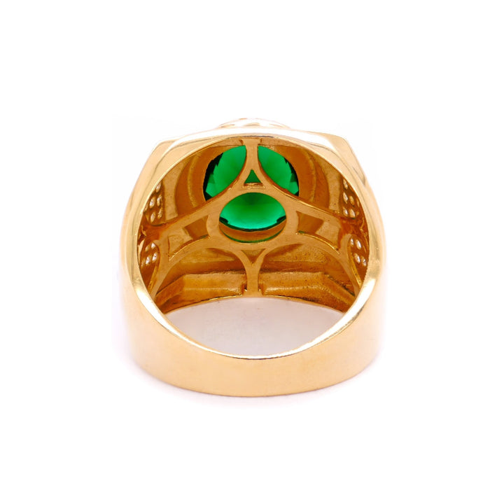 Nhẫn nam vàng Bảo Tín K&K Vàng 18K đính Đá màu - Bảo Tín K&K