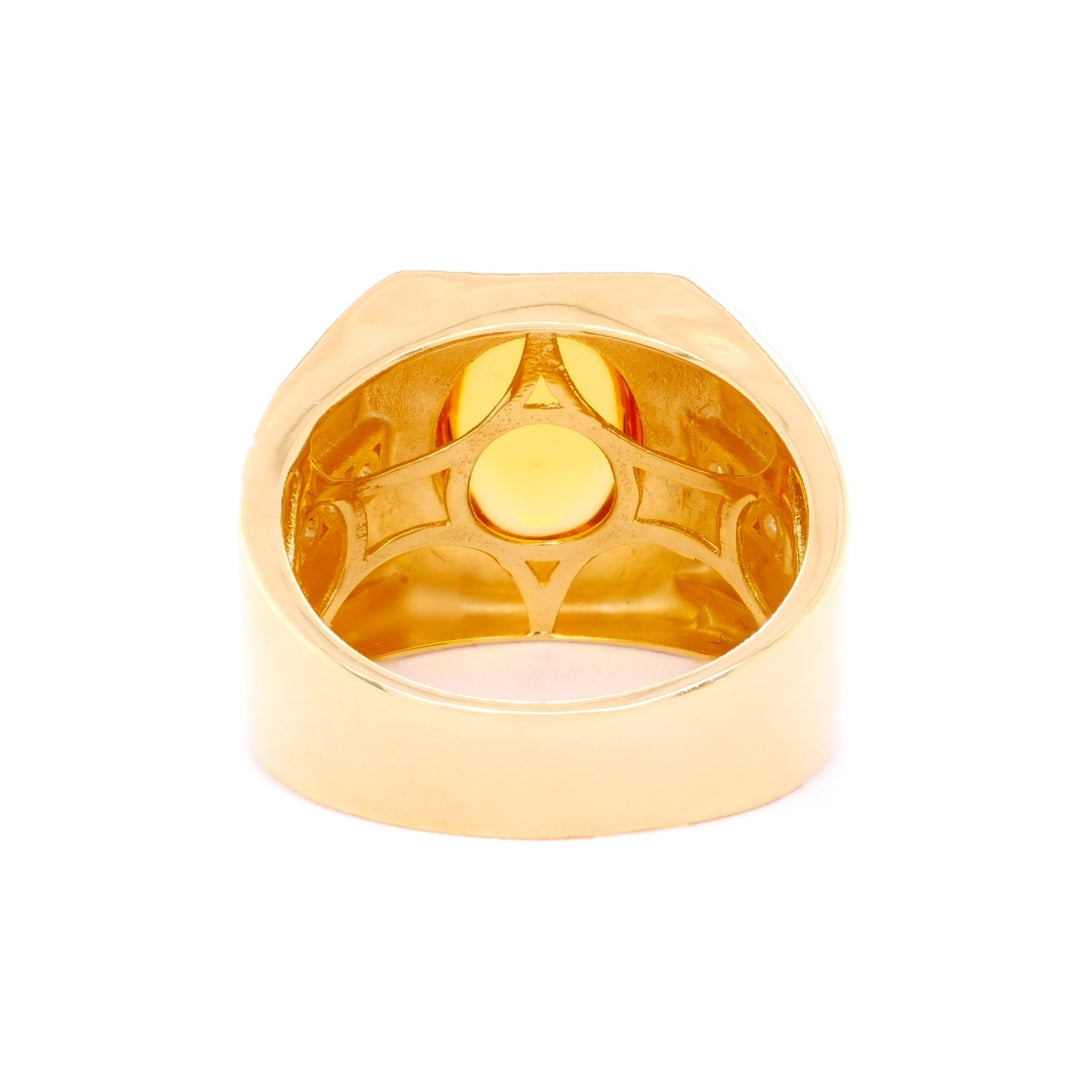 Nhẫn nam vàng Bảo Tín K&K Vàng 18K đính Đá màu - Bảo Tín K&K