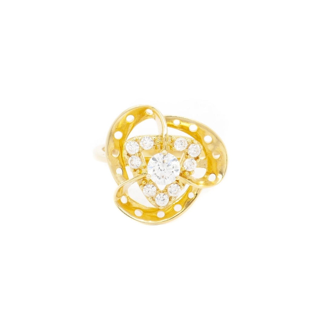 Nhẫn vàng Bảo Tín K&K Vàng 14K đính Đá cao cấp - Bảo Tín K&K