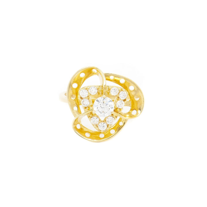 Nhẫn vàng Bảo Tín K&K Vàng 14K đính Đá cao cấp - Bảo Tín K&K