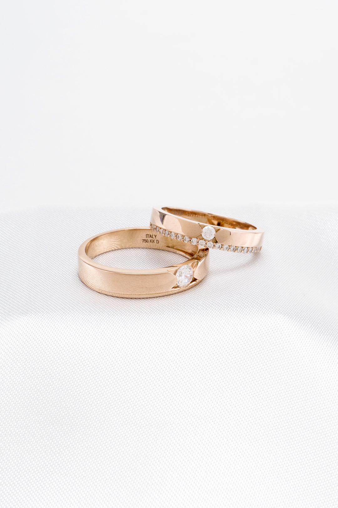 Nhẫn cưới nam Bảo Tín K&K Vàng kiểu Ý 750 Delightful