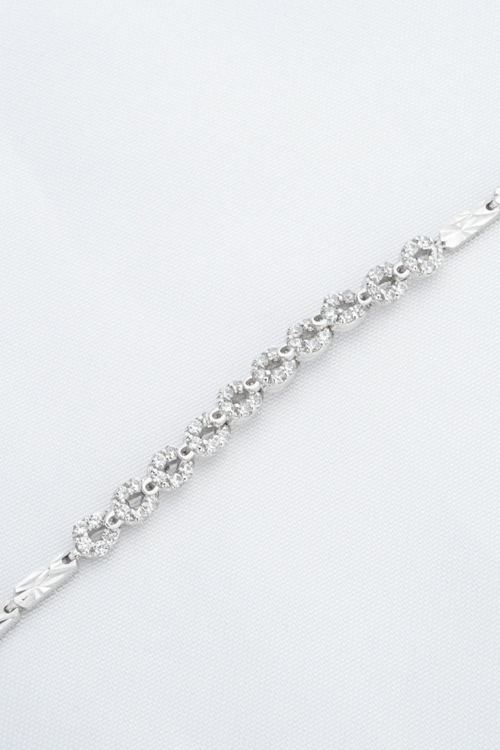 Lắc Tay Kiểu Khoen Tấm Vàng Kiểu Ý 750 Bảo Tín K&K