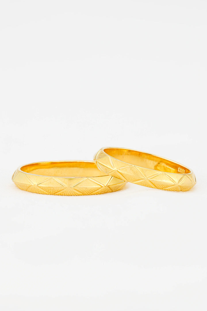 Cặp Nhẫn Cưới XXXX Vàng 610 Bảo Tín K&K