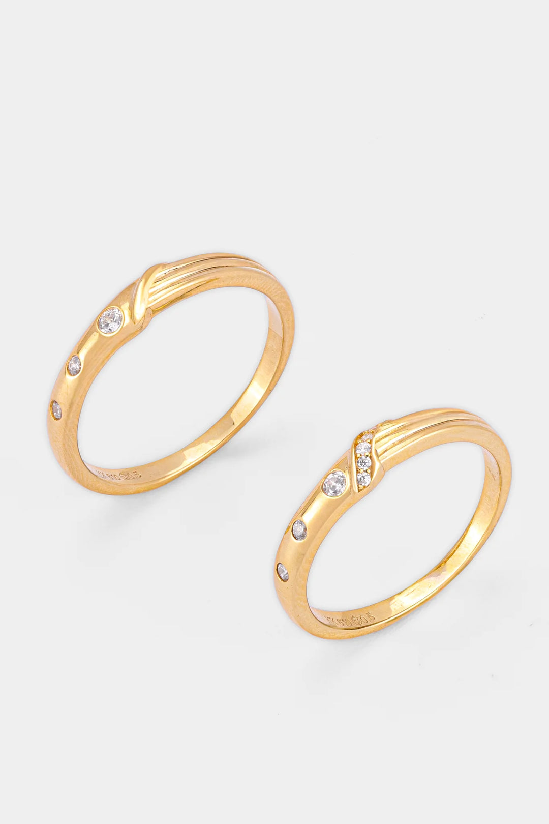 Cặp Nhẫn Cưới Vàng 610 Bảo Tín K&K