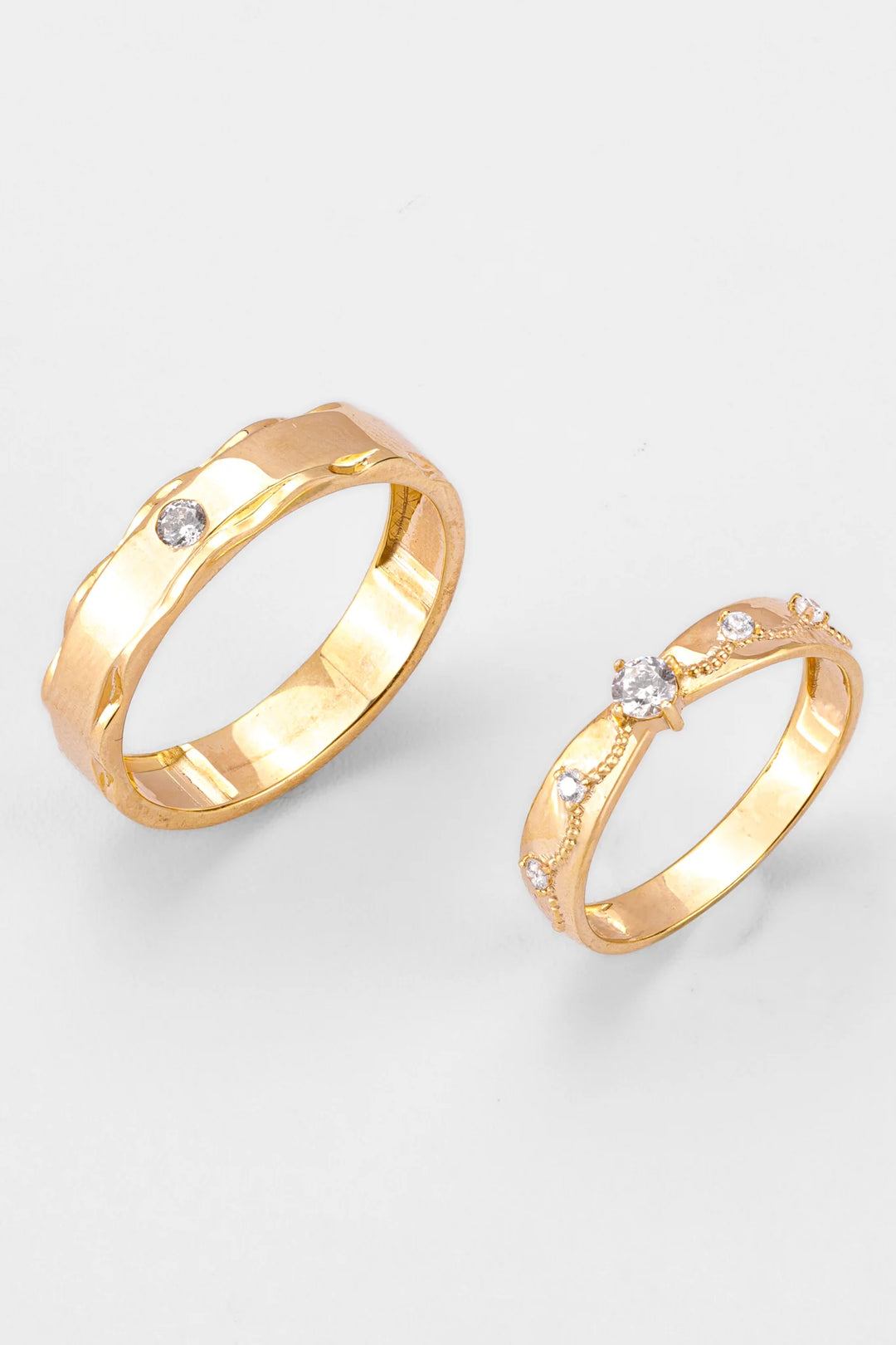 Cặp Nhẫn Cưới Vàng 610 Bảo Tín K&K