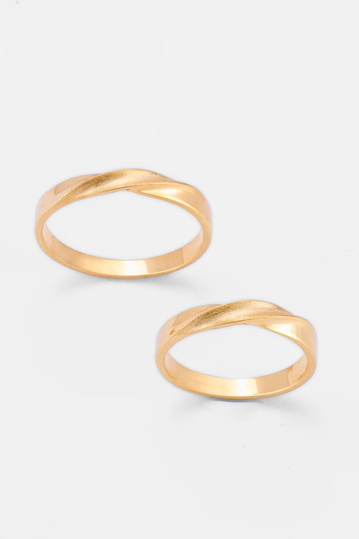 Cặp Nhẫn Cưới Vàng 610 Bảo Tín K&K