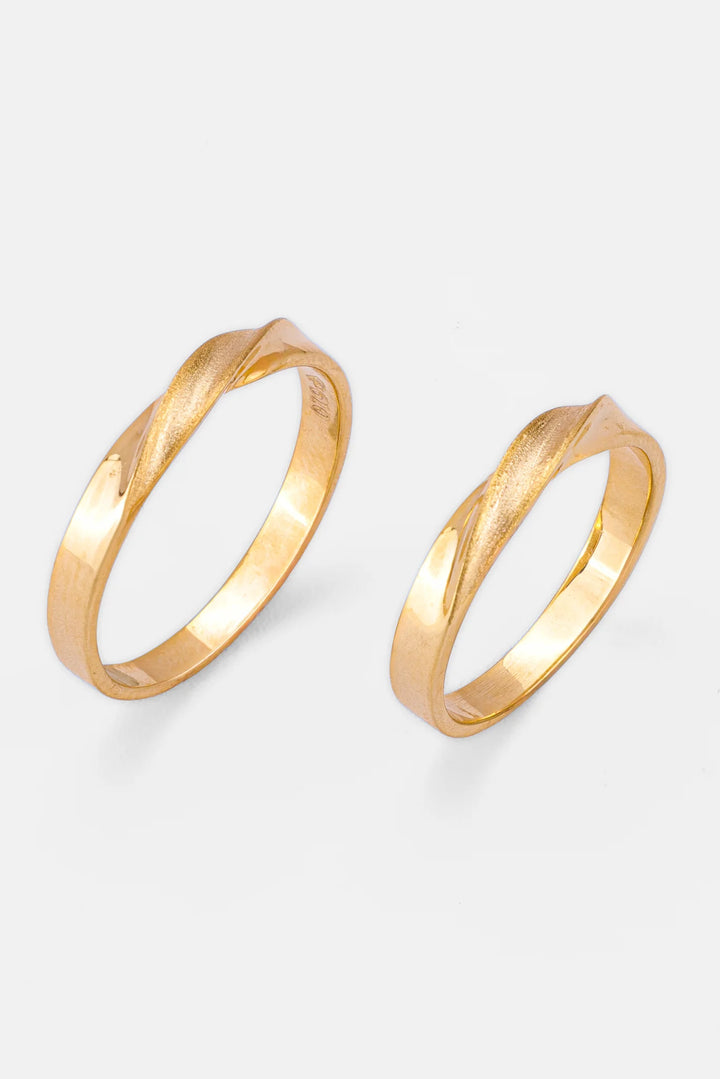 Cặp Nhẫn Cưới Vàng 610 Bảo Tín K&K