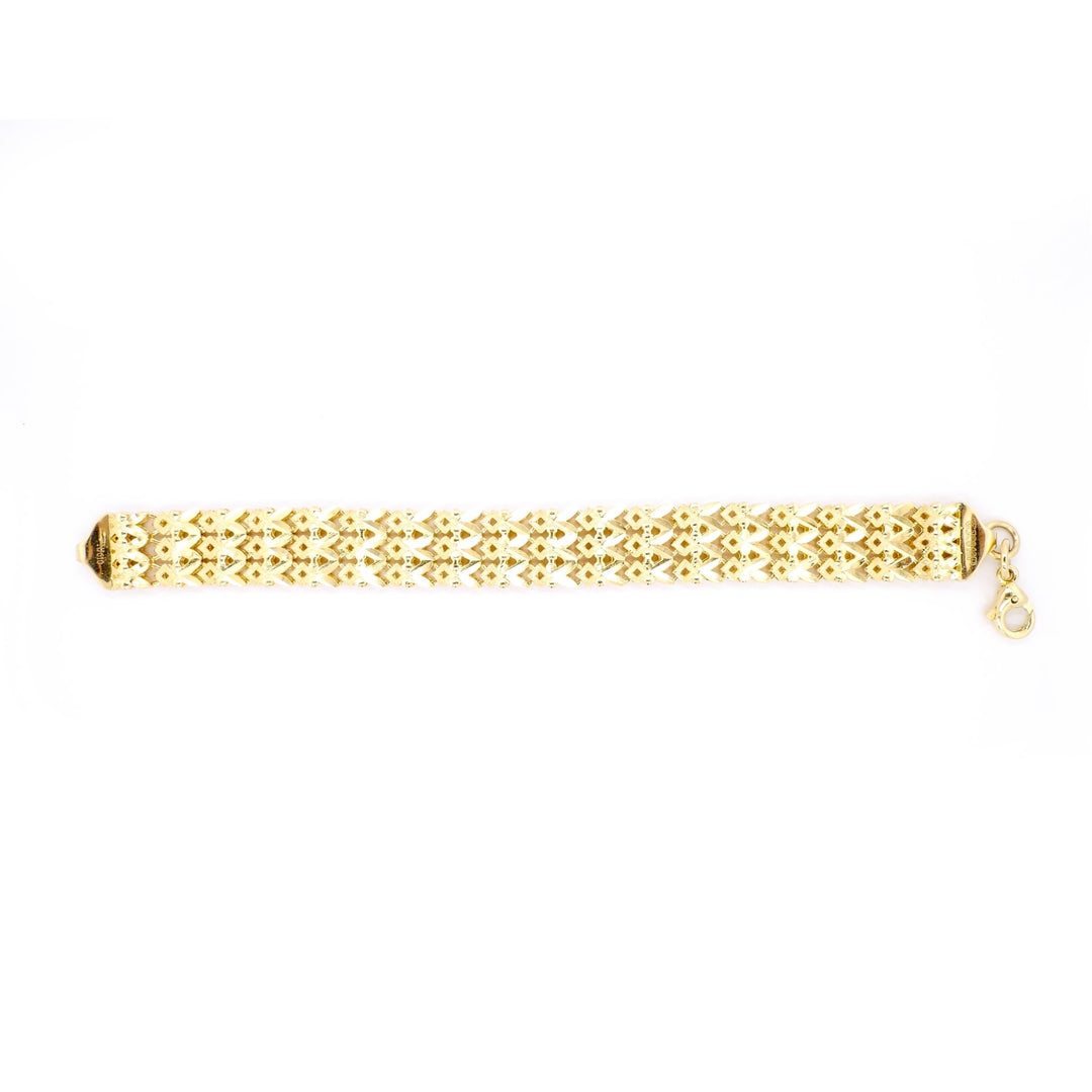 Lắc Hoa Móc Máy Bảo Tín K&K Vàng 14K - Bảo Tín K&K